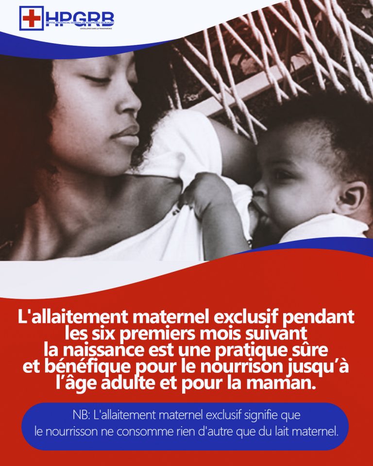 Que Retenir Sur Lallaitement Maternel Exclusif – Hpgr Bukavu